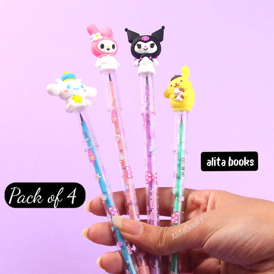 Pack of 4 Kuromi  - Pencils