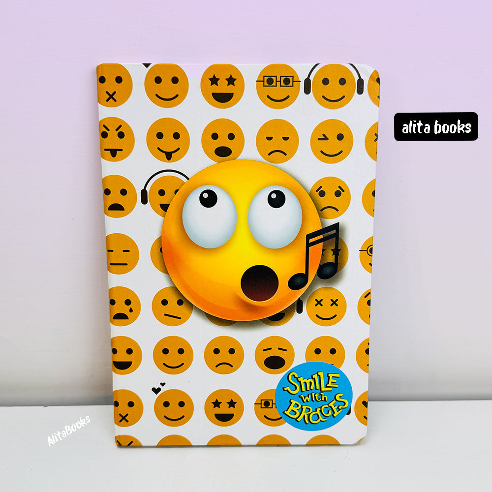 Yellow Emoji Melody Diary - Notebook / Journal A5