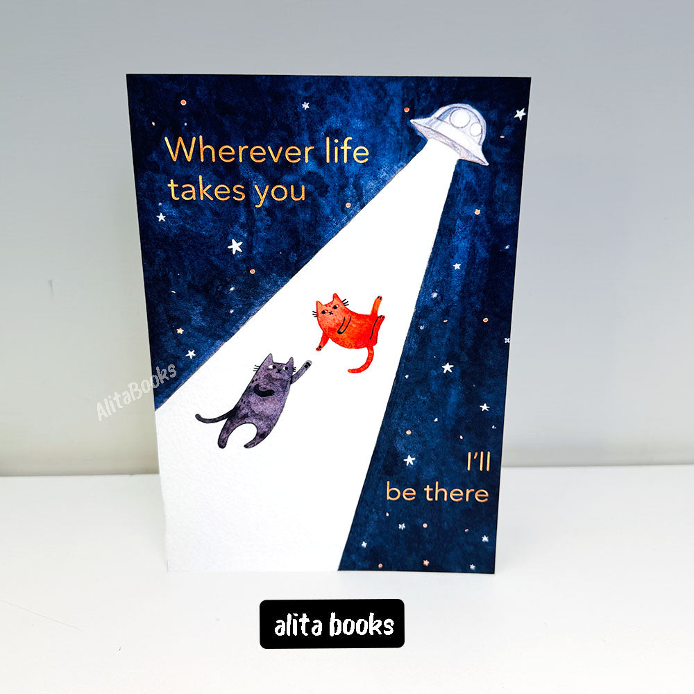 Cat I will be There - Card