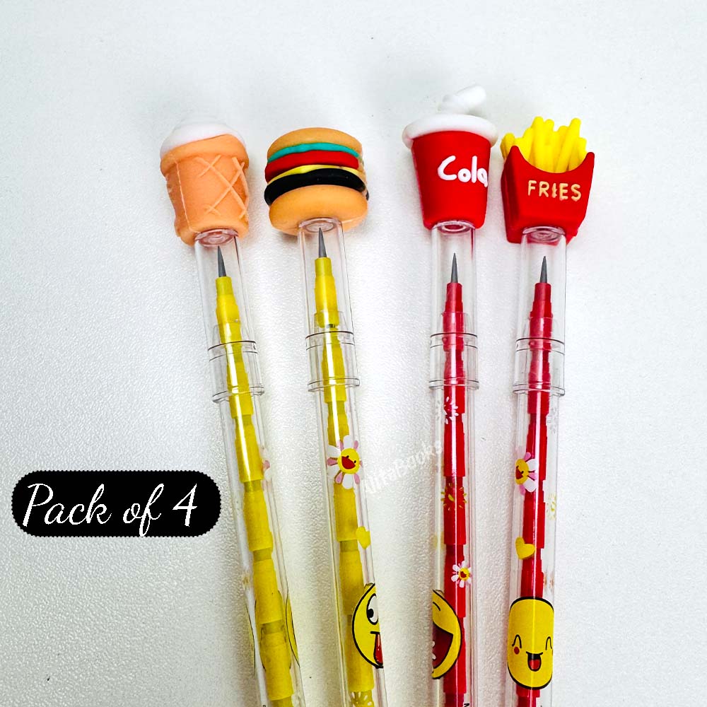 4 Fast Food Pack - Pencils