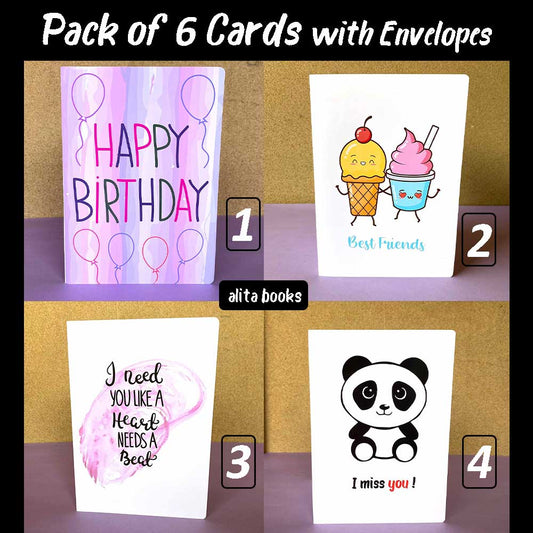 6 Greeting Cards Deal