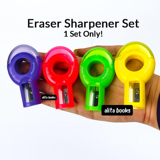 Magnifier Design Eraser + Sharpener