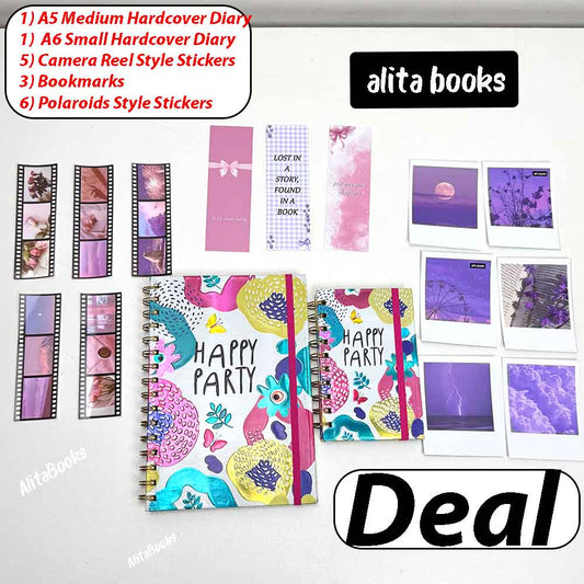 3d Texture Hard Cover Diaries  - Deal 3