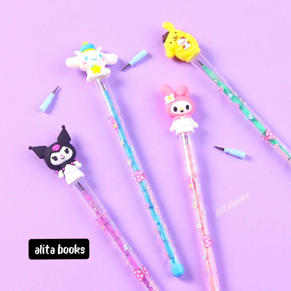 Pack of 4 Kuromi  - Pencils