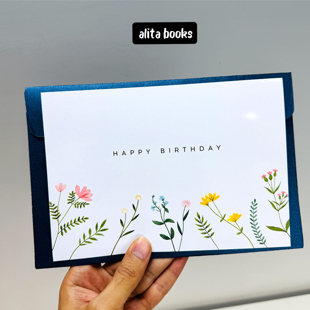 Happy Birthday Floral - Card