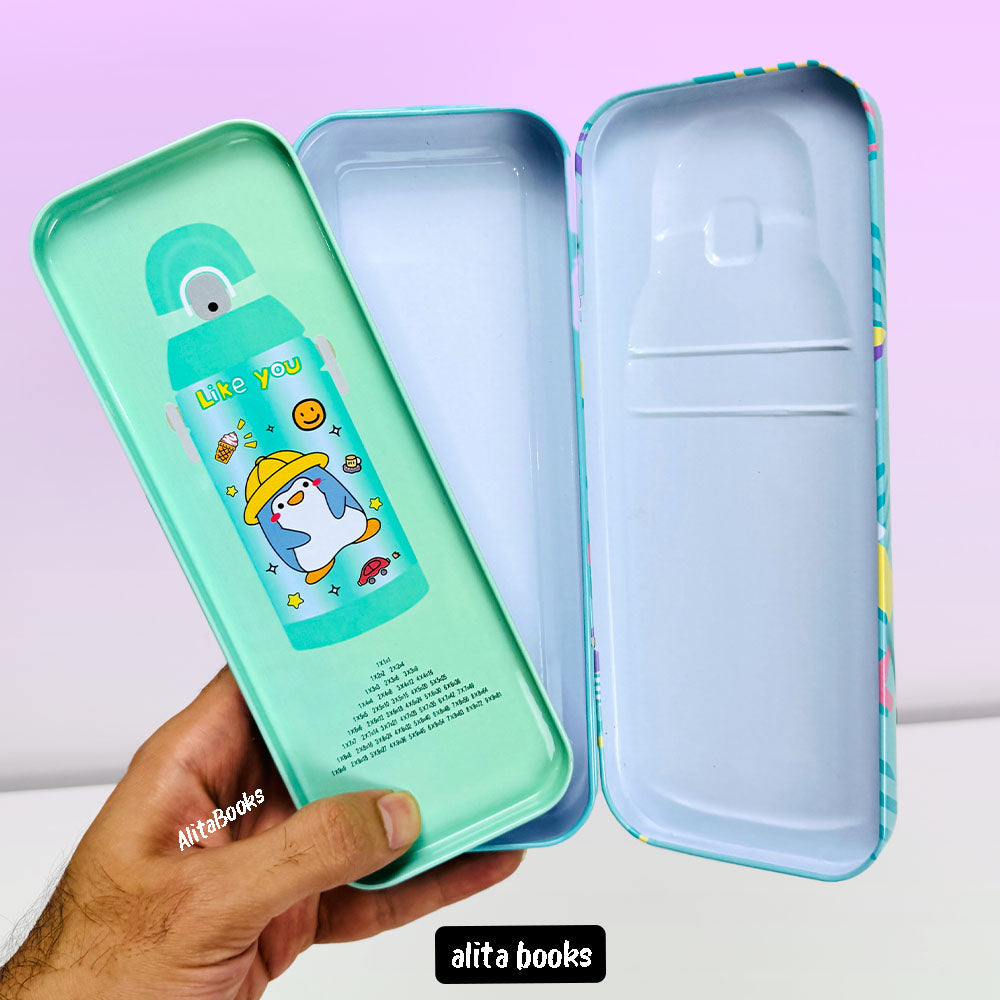 Cute Penguin Metal - Pencil Box