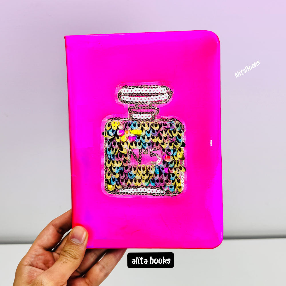 Glossy Pink Diary  - Notebook / Journal A5