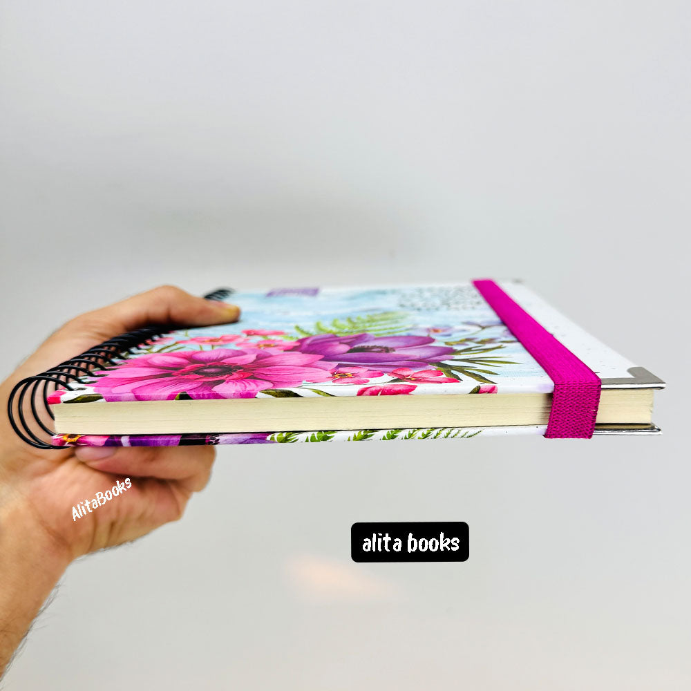 Floral No Reason Spiral - Notebook / Journal (Large)