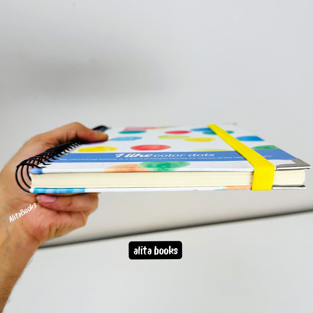 I Like Dots Design 1 Spiral - Notebook / Journal (Large)