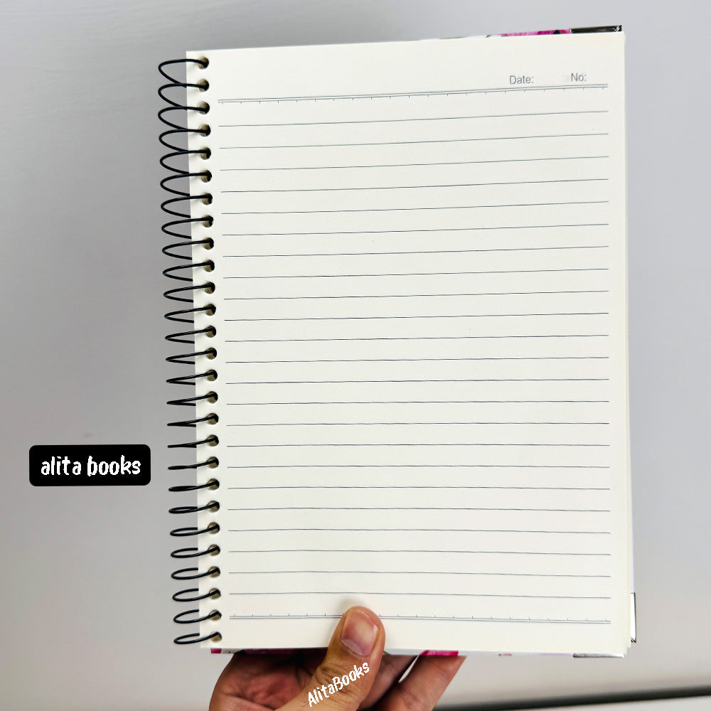 I Like Dots Design 1 Spiral - Notebook / Journal (Large)