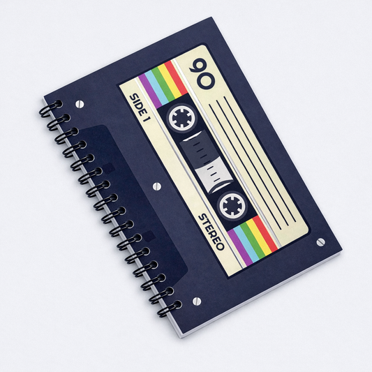 Retro Cassette Tape - Diary A6